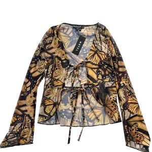 Motel Juniors Mesh Top size xxs